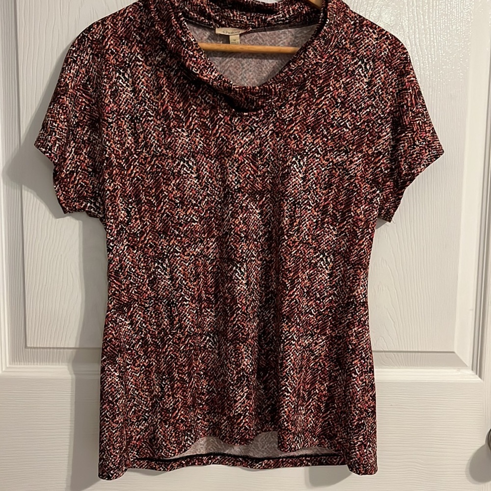 🌷Vintage Choices top multi colors orange black ,purple ,white